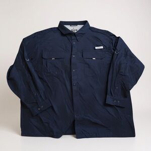 Habitat Mens UPF 40 Button Down‎ Long Sleeve Fishing Guide Fishing Shirt 3XL